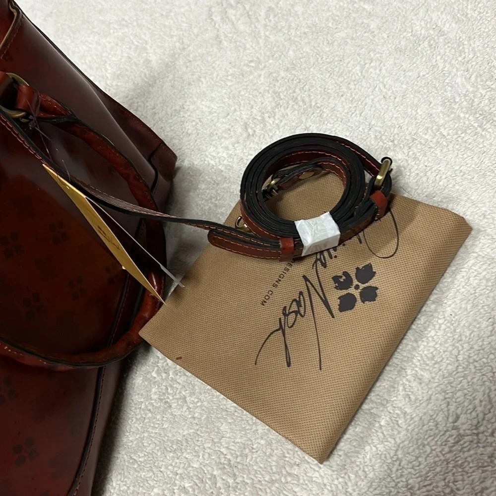 Patricia Nash Josselin Satchel Signature Floret Print